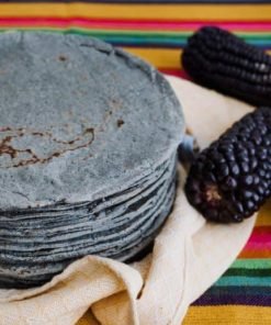 Tortillas de maíz azul