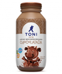 Leche semidescremada chocolatada Toni